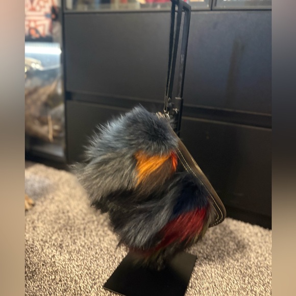 Patricia Nash Eclipse Rabbit Fur Clutch - Picture 5 of 9